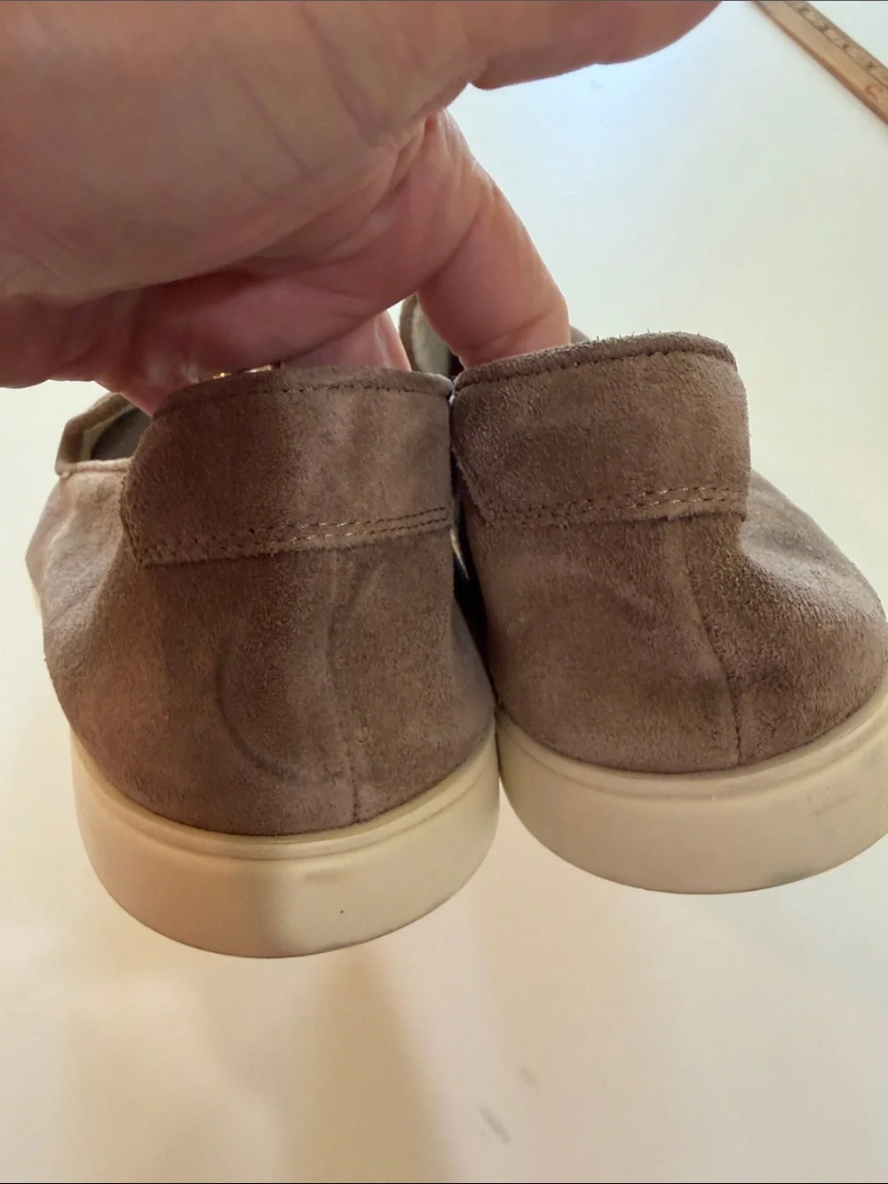 CQP Todd Snyder Men's Taupe Suede Slip-On Loafers Sz 46(13).  Tub7